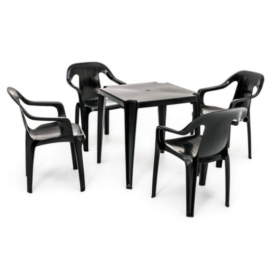 JOGO DE MESA SPAZIO PREMIUM COR PRETA