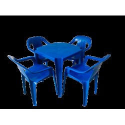 JOGO DE MESA SPAZIO PREMIUM COR AZUL