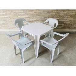 JOGO DE MESA SPAZIO PREMIUM COR BRANCA